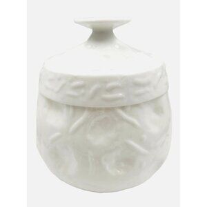 Vintage EL RANCHO Bryce Milk Gass Turnabout Cookie Jar / Canister Mid Century